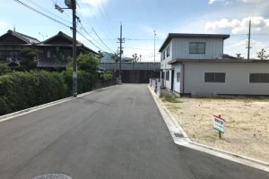 土地「安佐北区口田南　分譲地　残り１区画」土地概要