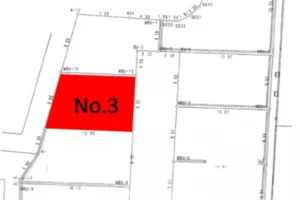 土地「安佐北区口田南　分譲地　残り１区画」土地概要